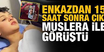 Enkazdan 150 saat sonra çıkan Semih, Muslera ile görüştü