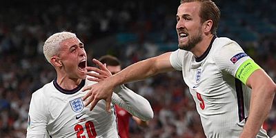 EURO 2020 Yarı Final mücadelesinde Danimarka'yı eleyen İngiltere, finalde İtalya'nın rakibi oldu
