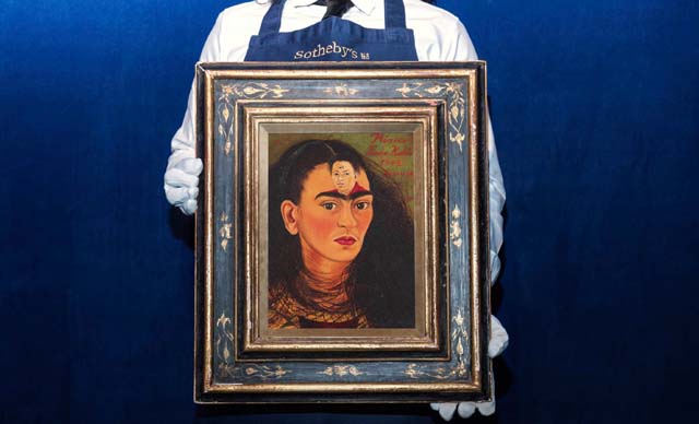 Frida Kahlo’nun son otoportresi, ABD’de 34,9 milyon dolara satıldı
