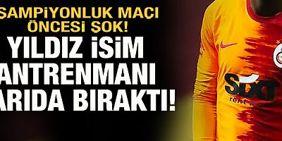 Galatasaray'da Onyekuru antrenmanı tamamlayamadı!