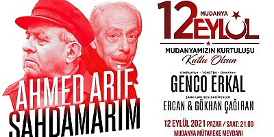 Genco Erkal “Şahdamarım” ile 12 Eylül’de Mudanya’da 