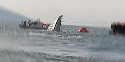 Gökçeada açıklarında tekne alabora oldu