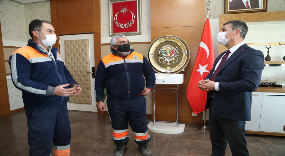 Gölbaşı Belediyesi donmakta olan 'can'ı kurtardı