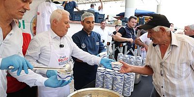 Gürsu’da aşure kazanları birlik için kaynadı