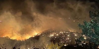 Hatay Belen'de orman yangını devam ediyor! 