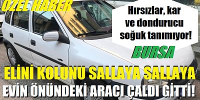 Hırsızlar, kar ve dondurucu soğuk tanımıyor!