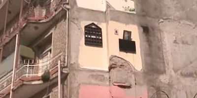 İki apartman tek duvar!