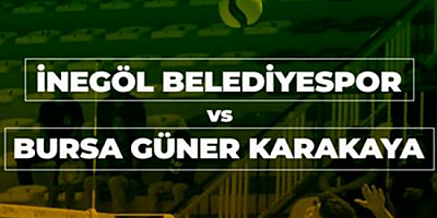 İnegöl Belediyespor Güner Karakaya'yı ağırlayacak