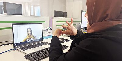 İşaret dili görüşme hattı ile farkındalık oluşturuluyor