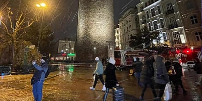 İstanbul teyakkuzda! Fırtına şiddetini artırdı, Galata Kulesi güvenlik çemberine alındı