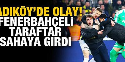 Kadıköy'de olay! Taraftar sahaya girdi