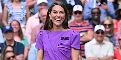 Kanser tedavisi gören Kate Middleton, Wimbledon finalinde halkın karşısına çıktı! Ayakta alkışlandı