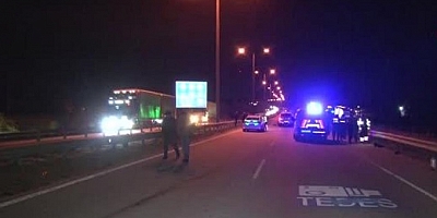 Kapıkule yolunda feci kaza: 78 metre sürüklenen motosiklet sürücüsü hayatını kaybetti