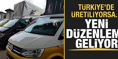 Karavanlara düzenleme geliyor!