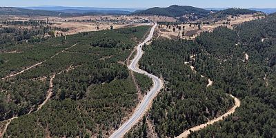 Keles'te yollar yenileniyor