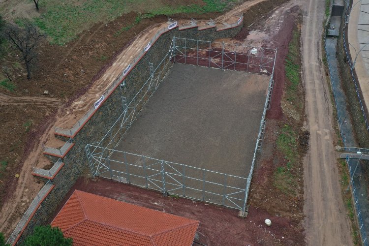 Kocaeli Derince Cımbızdere Mesire alanında çalışmalar devam ediyor
