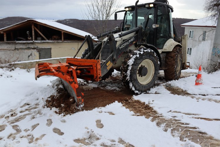 Kocaeli İzmit'te kar seferberliği
