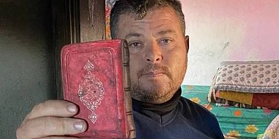 Küle dönen evde Kur'an-ı Kerim sağlam kaldı