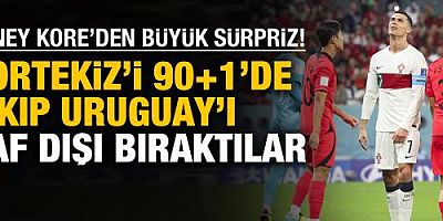 Lideri 90+1'de yıktılar! Güney Kore ve Portekiz son 16'da