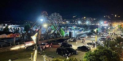 Lunapark faciası: Tren raydan çıktı! Yaralılar var