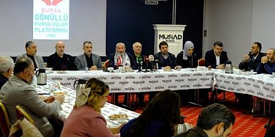 Mazlumların sesi Bursa'dan yükseldi