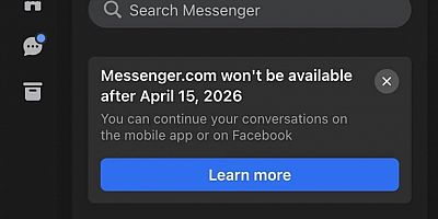 Messenger.com hizmeti kapatılıyor: İşte kullanmak için son tarih