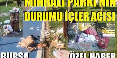 Mihraplı Parkı'nın durumu içler acısı (Özel Haber)