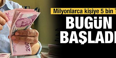 Milyonlarca kişiye 5 bin TL'ye kadar hibe! Bugün başladı...