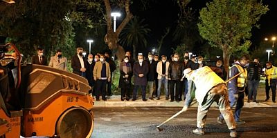 Mudanya'da ana caddeler modern görünüme kavuştu