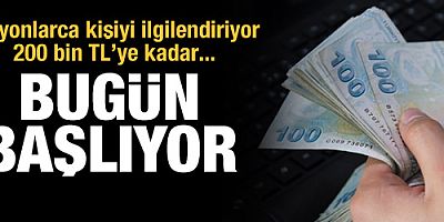 Nefes kredisine başvurular bugün başlıyor