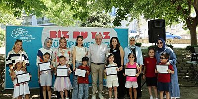 Nilüferli çocuklar okula kütüphanelerde hazırlandı