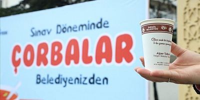 Öğrencilere sabah çorbası Bursa İnegöl Belediyesi'nden