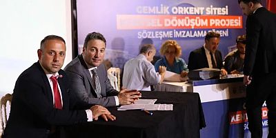 Orkent Sitesi Projesinde Sözleşmeler İmzalandı