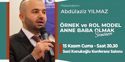 Örnek ve rol model anne baba olmak seminerine davet
