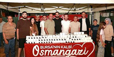 Osmangazi Belediyesi’nden Mevlit Kandili’nde Geleneksel İkram