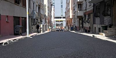 Osmangazi'de 160 ton asfalt döküldü