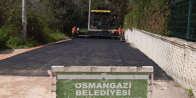 Osmangazi’de Asfaltlama Çalışmaları Hız Kesmeden Devam Ediyor