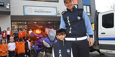 Osmangazi’de Minikler Zabıtanın Görevlerini Öğrendi