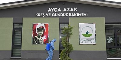 Osmangazi’deki Kreşlerde Hijyen Standardı Zirveye Çıktı