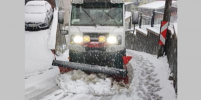 Osmangazi’nin Yüksek Kesimlerinde Kar Mesaisi
