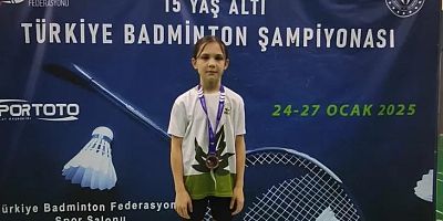 Osmangazili genç badmintoncudan gururlandıran başarı