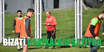 Özcan Bizati dakikaları sayıyor