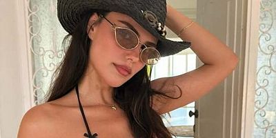 Özgü Kaya, tatilin tadını çıkardı