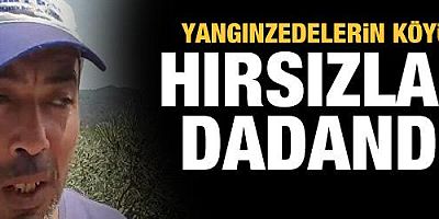 Pes dedirten olay: Yangınzedelerin köyüne hırsızlar dadandı!
