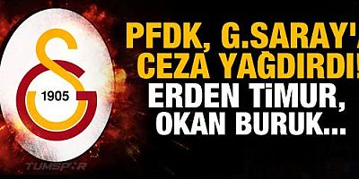 PFDK, Galatasaray'a ceza yağdırdı