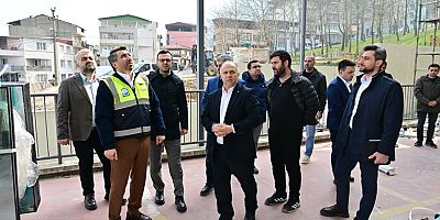 Piremir’de yol yarılandı 