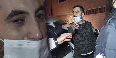 Polisten kaçarken evin duvarına çarptı, yakalanınca ağladı...