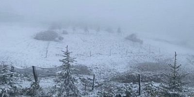 Sabah saatlerinde başladı, her yer bembeyaz oldu!