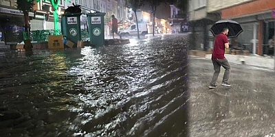 Sağanak yağış 5 ilde hayatı felç etti! Yollar göle döndü