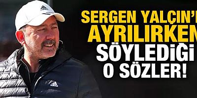 Sergen Yalçın: Beşiktaş'ı ayağa kaldırın!